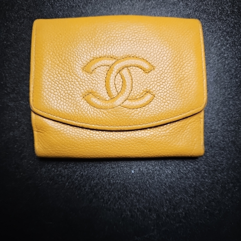 CHANEL Pre-Owned2003 CC stitch bifold wallet